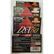 Fita Cassete K7 Virgem Tdk Ds-x60 Unidade Maxell Sony Axia 