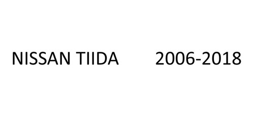 Maza Balero Delantero Nissan Tiida 2006-2018 Foto 3