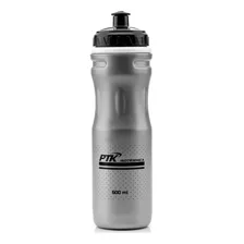 Garrafinha Squeeze Agua Gelada Mtb Bike 600ml Isotérmica Cor Prata