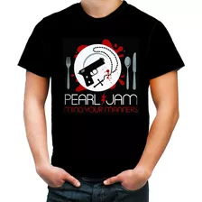 Camiseta Camisa Pearl Jam Eddie Vedder Banda De Rock 03