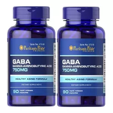 Gaba 750mg Americana Pura Sin Gluten Promo 2 Frascos