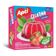 Gelatina Apti Sabor Morango- 20g