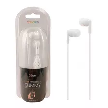 Audífono In-ear Gummy Microlab Manos Libres Blanco