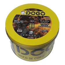 Pack 50 Discos De Corte Recto Dogo Acero 115 X 1,6 X 22,2 Mm