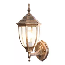 Farol Decorativo Tipo Español Cobre Exterior Luminario Pared