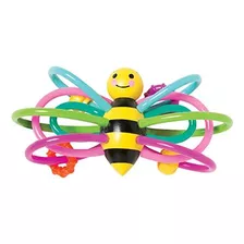 Manhattan Toy Zoo Animal Winkel Bee Sonajero Multicolor Y Mo