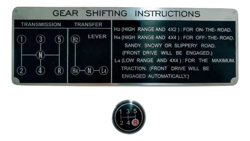 Foto de Toyota Land Cruiser Fj40 Emblema Instrucciones Transfer 5