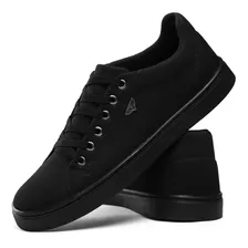 Tênis Preto Skate Masculino Moderno + Óculos