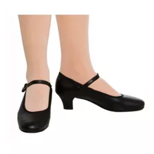 Capezio Sapato Boneca Salto Fino Capezio Ref 30n Couro