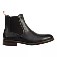 Botin Casual Tipo Chelsea Schatz Negro Para Caballero