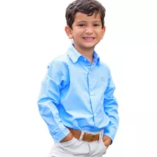 Camisa Social Infantil Menino Festa Slim Premium Envio 24h