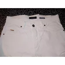 Pantalon Jean Rochas Color Blanco,no Tiene Casi Uso,talle 32