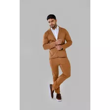 Kit Blazer Masculino Slim + Camisa + Calça Slim