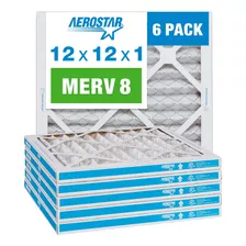 Filtro De Aire Plisado Merv 8 De Aerostar De 12 X 12 X 1puLG