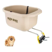 Cadeirinha Pup Cesto Bike Para Cães Pequinês Até 15kg