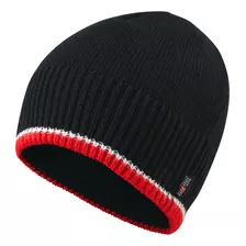 Gorro Tejido Gazoo Racing Negro Con Rojo