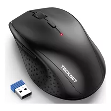 Ratón Inalambrico Tecknet 2.4g Usb Negro