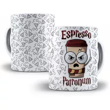 Caneca Harry Potter Espresso Patronum Personalizada Modelo 2