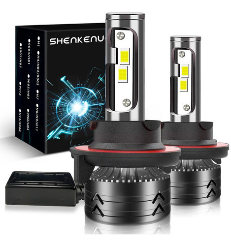 9008 H13 Kit De Faros Led 6500k Blanco 28000lm Para Ford