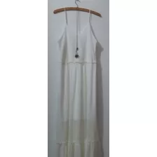 Vestido De Tule Off White T. G Da Marisa.