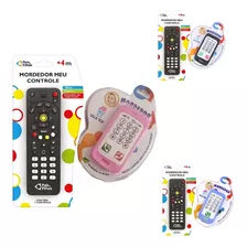 Kit 2 Mordedor Meu Controle Remoto Macio Para Bebe E Celular