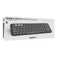 920-011783 Teclado Pebble 2 K380 Grafito