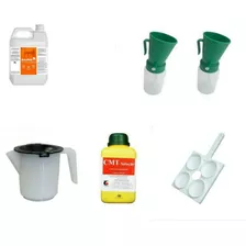 Kit Mastite Caneca Solução Placa/ Pós Ordenha C/2 Aplicador