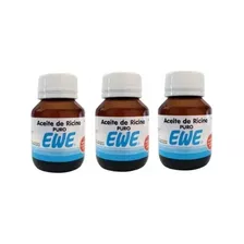 Aceite De Ricino Puro Ewe X 50 Ml X 3 Unidades