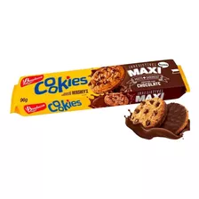 Cookies Bauducco Maxi Choco-kit 3 Pacotes De 96g Cada!