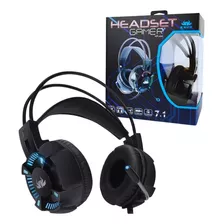 Headset Fone Gamer Kp-464 Da Knup 7.1 Com Led Usb