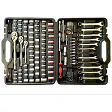 Kit De Herramientas Dados Y Matracas Puntas Caja Extensiones