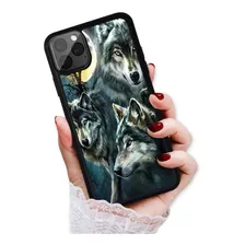 Funda Para iPhone 12 Mini, Protectora/estampe Lobos