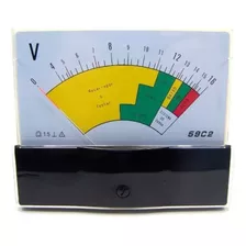 Voltímetro Analógico 59c2 Dc De 0v A 16v Medidor De Tensão