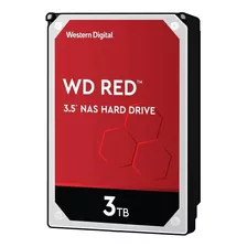 Disco Rígido Interno Western Digital Wd Red Plus Wd30efrx 3tb Vermelho
