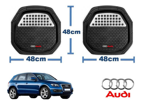 Tapetes 4 Piezas Charola 3d Logo Audi Q5 2009 A 2017 Foto 3