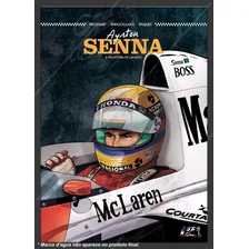 Ayrton Senna - Quadro A4 Automotivo