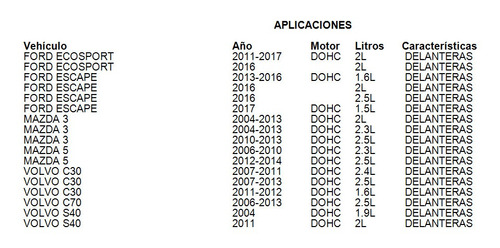 Balatas Delanteras V50 2009 Fritec 2.4l Volvo Foto 5