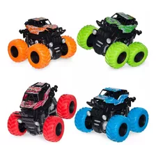 Juguetes Monster Truck Coches De Juguete De Fricción 4pcs