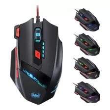 Mouse Gaming Zelotes Con Cable 9200dpi 8 Botones Usb Rgb