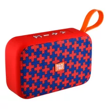 Funda Portátil Para Bolígrafo T&g Tg-506 Con Bluetooth E, Ap0429, Color Rojo/azul