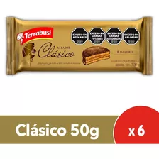 Terrabusi Alfajores Negro Clásico 6 Unidades X 50g