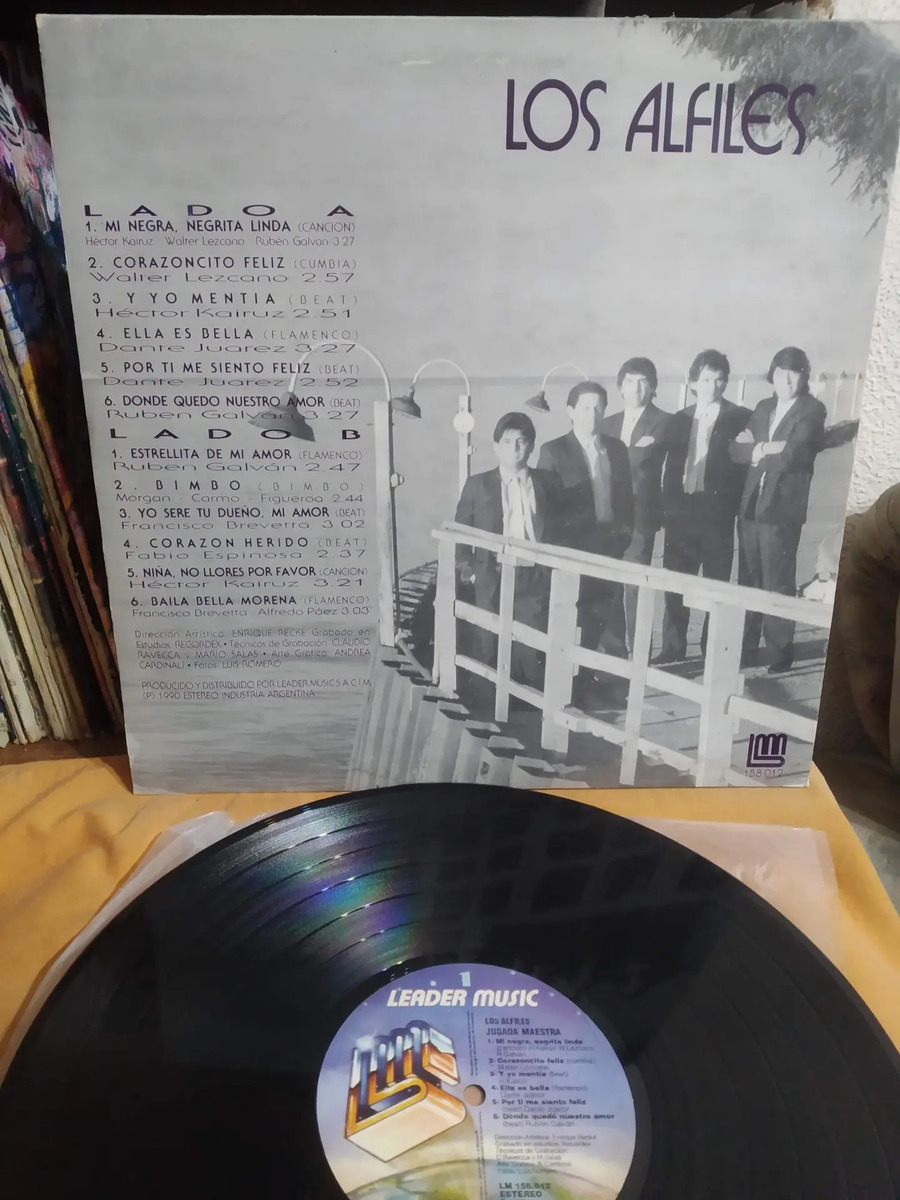 Los Alfiles - Jugada Maestra - vinilo 1990