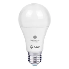 Lampara Led 11w Sensor Dia Noche Calido Fotocelula Baw Color De La Luz Blanco Cálido