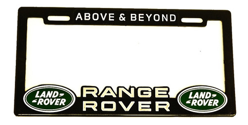  Portaplacas Premium Range Rover Juego 2 Piezas Bdg Foto 3