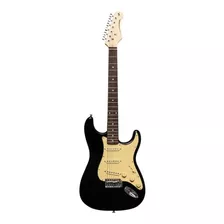 Guitarra Eléctrica Stagg Stratocaster Ses-30 Blk Tipo Squier