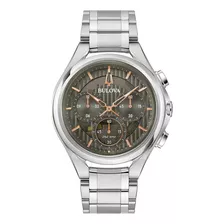 Reloj Bulova 96a298 Para Hombre Curv Cristal Zafiro