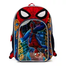 Mochila Escolar Spiderman - Marvel Porta Laptop 43 Cm