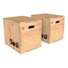 Kit 2 Box Jump Plio Box Crossfit Funcional 45x40x35 Promoção