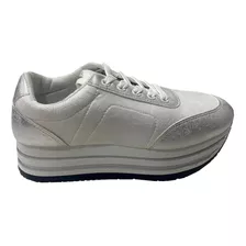 Zapatilla Gamuza Ecológica Zay75 Blanco