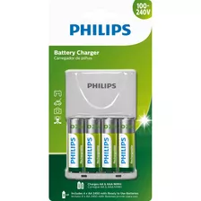 Carregador Philips 4 Pilha Recarregável Aa 2450mah Xbox One